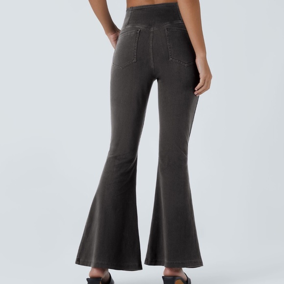 Halara Flex High Waisted Crossover Pocket Washed Casual Jeans, XS Regular - Picture 2 of 8